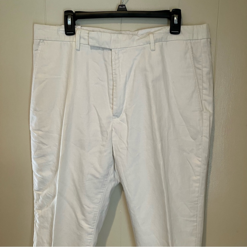 Claiborne Men's Crisp White Chinos New With Tags 36x30